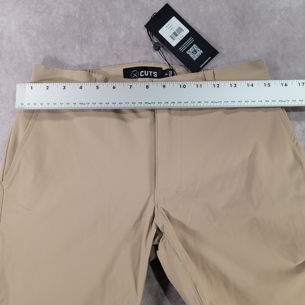 Cuts AO Jogger Mens Small Coast Tan Performance Tapered Pants MB10057V NEW - Picture 5 of 9
